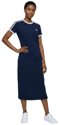 Imagen del producto de Vestido Adidas 3 Stripes Dress Slim "Night Indigo / White" para Mujer