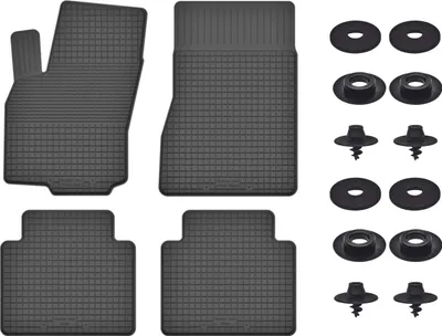 Produktbild von Gummimatten Mit Stoppern Für: Renault  Scenic Iii (2009-2016) Schwarz Set