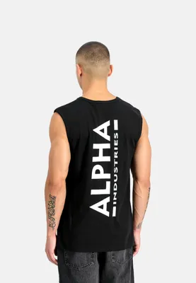 Zdjęcie produktu dla Alpha Industries - Top z nadrukiem na plecach, koszulka bez rękawów