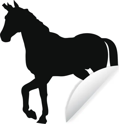 Produktbild von MuchoWow® Runde Wandtattoo - Wandsticker Tapete Aufkleber Eine Illustration eines schwarzen Einhorns - Mädchen - Kind - Mädchen Ø 100 cm Selbstklebend und Repositionierbar - Wandaufkleber - Kreis - Tapetenkreis - Wandbild rund - Schlafzimmerdekoration - Wanddeko - runde Tapete - Kunst für zu Hause