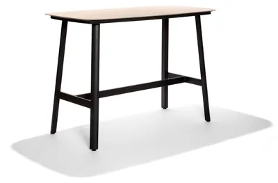 Produktbild von Bartisch mit Keramikplatte und Aluminiumgestell Anthrazit 160x80x108 cm