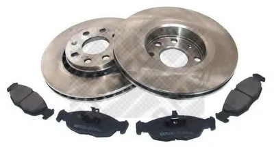 Produktbild von MAPCO Bremsenset Vorne Bremsscheiben Beläge Satz für OPEL Corsa B Schrägheck (S93) 256mm