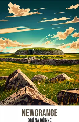 Produktbild von Plakat 70x100cm Newgrange