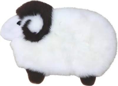 Immagine prodotto di Heitmann Felle 1201 motivo "pecora" in pelle di agnello