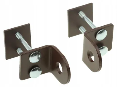 Produktbild von KOWAL Riegel 40mm braun verzinkt für Garagentür Kellertür