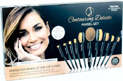 Produktbild von Make up 10er Pinsel-Set Professional Rouge Puder Contouring Augenbrauen Schminke