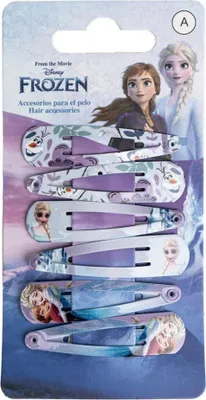 Image de Disney La Reine des neiges Olaf, lot de 6 barrettes