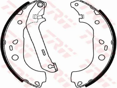 Produktbild von Trw Bremsbackensatz Hinterachse GS8471