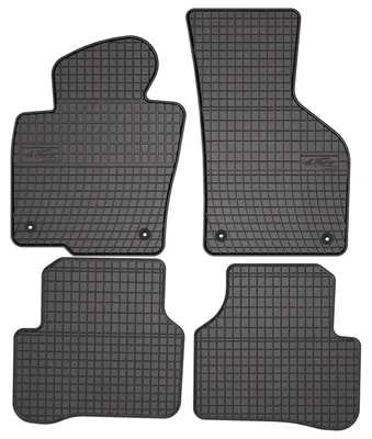Obrázok produktu pre Gumové autorohože na mieru pre: Volkswagen Passat B6 (2005-2010, sedan, kombi, varianta) černé, sada 4 ks, s úchyty