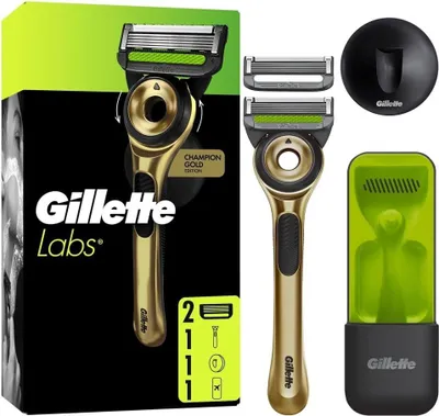 Produktbild von Gillette Labs Gold Travel Set Luxe Scheermes