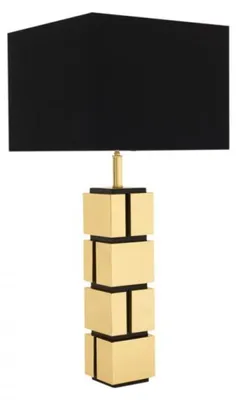 Obrázek produktu pro Stolní lampa Casa Padrino v barokním stylu, mosaz, leštěná, rozměry: 13 x 40 x výška 88 cm