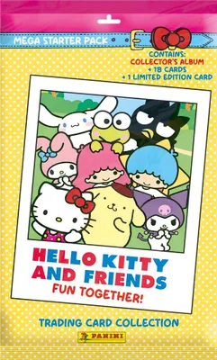 Imagen del producto de Asmodee: Set de inicio de cartas coleccionables Hello Kitty y sus amigos