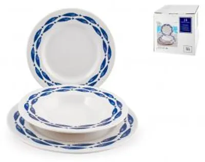 Immagine prodotto di JAMES SADLER&SONS Servizio Tavola 18 Pezzi Sealife In Earthenware