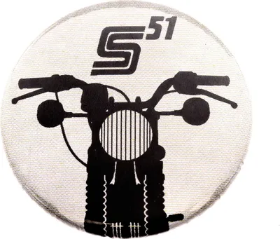 Immagine prodotto di Bottone, badge "S51" Ø25 mm