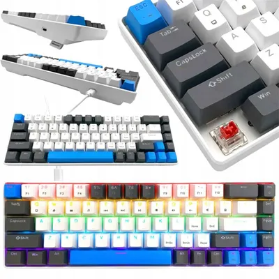 Produktbild von Media-tech VTM6632 Mechanische Gaming-Tastatur USB-C 60% RGB