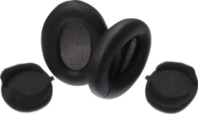 Produktbild von vhbw Ohrpolster kompatibel mit Sony WH-1000XM3 Kopfhörer Headset, Kunststoff Schwarz