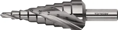 Produktbild von Stufenbohrer Bohrber.4-20mm HSS Spiralnut Z.2 Stufen 9 TECWERK