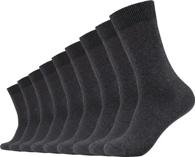 Zdjęcie produktu dla Skarpety uni Camano – Comfort Socks, jednokolorowe, zestaw 9 sztuk, kolor szary, rozmiar 35–38