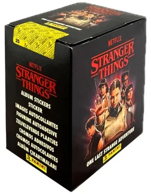 Produktbild von Stranger Things: The Last Strange Adventure – PANINI STICKERS – 50 packets