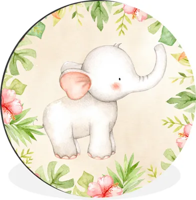 Produktbild von MuchoWow® - Wand Kreis - Wandbild - Schlafzimmer - Aluminium Bild - Kinderzimmer - Wohnzimmer Dekoration - Wandschmuck