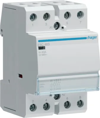 Produktbild von Hager Installationsschütz 63A ESC463 4Schließer 230V