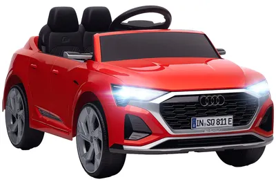 Image de Voiture électrique pour enfants Audi Q8, 12V, avec télécommande | Couleur : Rouge | Dimensions : 49,5 x 98 x 43 cm