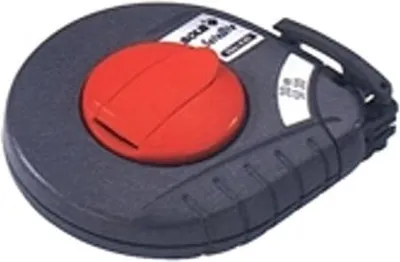 Produktbild von SOLA SATELLTTE - Maßband 20m / 10mm - Stahlband, weiss lackiert mit mm Skala - Genauigkeitsklasse II - Bandmaß mit Multifunktions-Endhaken - Metermaß Länge - 10M, 20M, 30M