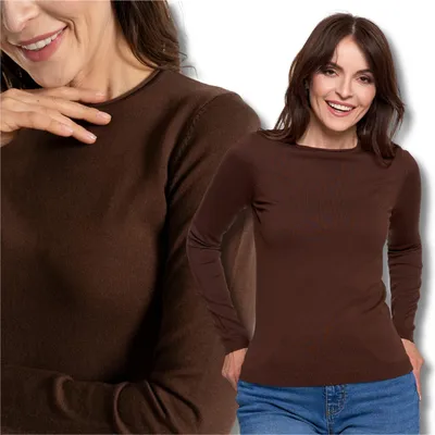 Imagen del producto de Moraj | Suéter - Ideal para el otoño - Estilo atemporal - Cómodo - Fabricado con fibras naturales, talla S