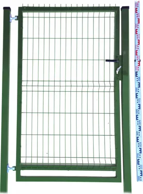 Obrázek produktu pro BRANKA PANELOVÁ 160 cm dva SLOUPKY | zelená RAL6005 | zahradní plotová