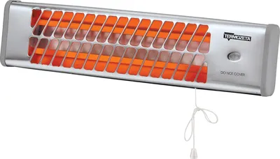 Produktbild von Termozeta Quarzheizer TZR04 600W/1200W IP24 mit Zugschalter