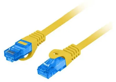 Produktbild von Lanberg patchcord s/ftp cat.6a 1m gelb lszh
