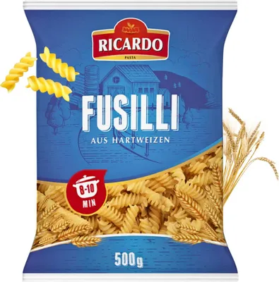 Produktbild von RICARDO Pasta Fusilli 500g Teigwaren Italienische Nudeln