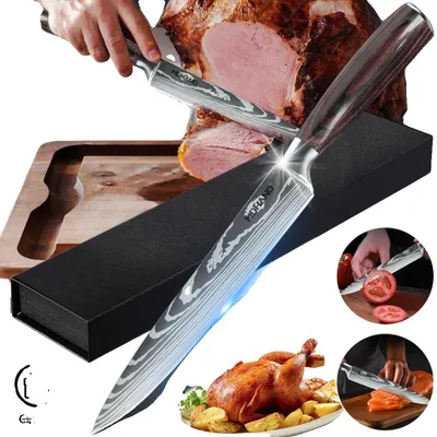 Produktbild von Schneidemesser, Hochkohlenstoffstahl, Ergonomisches Design, C, 8 Zoll