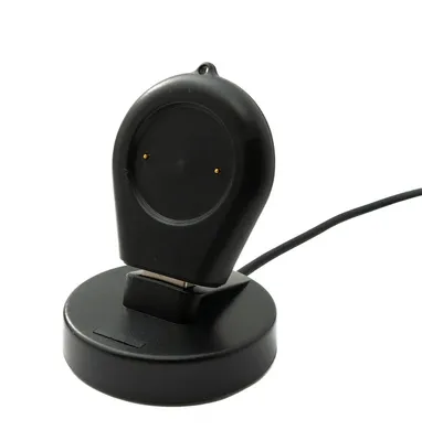 Obrázek produktu pro SYSTEM-S USB 2.0 kabel 100 cm nabíjecí stanice pro Xiaomi Amazfit Cheetah Pro odnímatelný adaptér v černé barvě