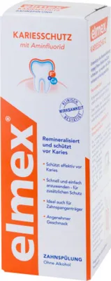 Produktbild von elmex Kariesschutz mit Aminfluorid Zahnspülung, 400 ml Lösung