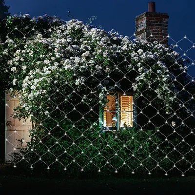 Immagine prodotto di Jiubiaz LED luci fiabesche Luci di Natale Tenda luci di Natale decorazione interna esterna Luci di Natale 8 modalità IP44 bianco freddo 4.5x1.6M