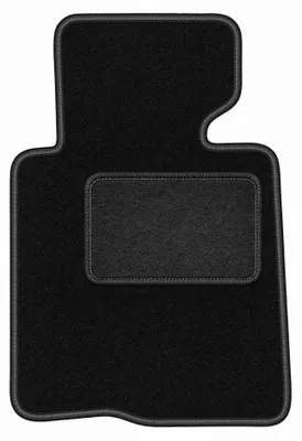 Immagine prodotto di Tappetino guidatore in moquette per BMW 3 E46 2000-2007 (cabrio) – 1 pezzo, nero, su misura – Wielganizator LUX