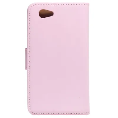 Produktbild von Lederhülle Handyhülle für Sony Xperia Z1 Compact Rosa 4250710549214