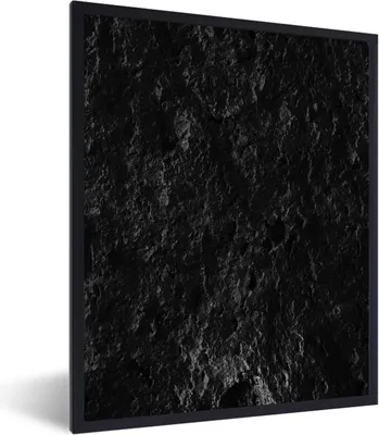 Produktbild von MuchoWow® Gerahmtes Poster Schwarz - Weiß - Höhle - Stein - Natur 30x40 cm - Poster mit Schwarzem Bilderrahmen Wandposter Rahmen Foto Bilder - Wanddeko - Kunstdrucke