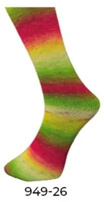 Produktbild von Ferner Lungauer Sockenwolle 4fach - 944-949 Farbe: 949