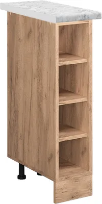 Produktbild von Küchenregal Vicco R-Line Goldkraft Eiche 20 cm , AP Marmor, Model 46200