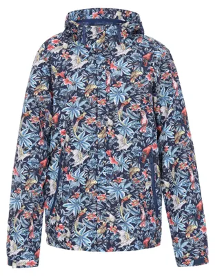Produktbild von Herrenjacke in Blau, Größe L, mit durchgehendem Reißverschluss und Stehkragen