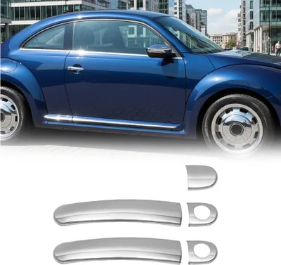Image de Couverture Poignée de porte pour Seat Mii 2011-2021 2 Portes Acier inox 5Pcs