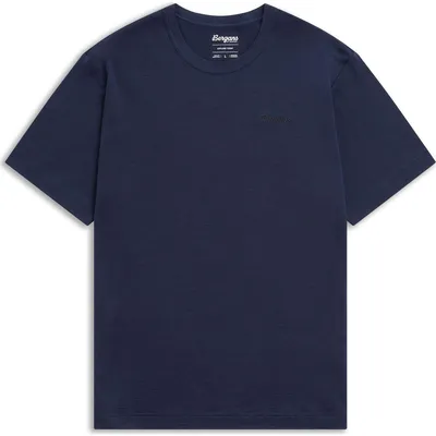 Produktbild von Bergans Herren Logo Merino Tee Men Blau