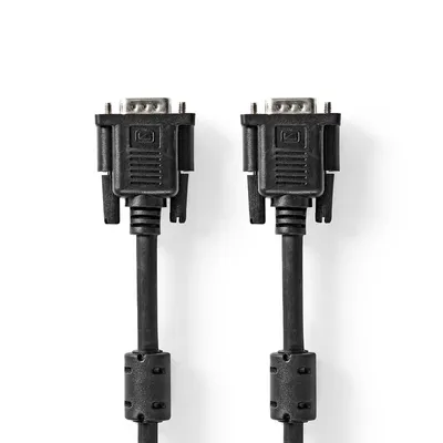 Obrázek produktu pro Nedis CCGB59000BK30, 3 m, VGA (D-Sub), VGA (D-Sub), Samec, Samec, Černá