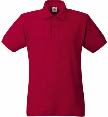 Produktbild von Fruit of the Loom - Heavy Polo - Brick Red - S