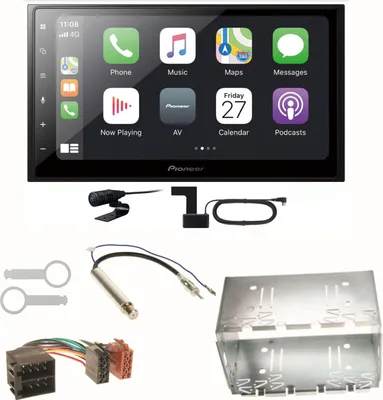 Produktbild von Pioneer SPH-DA250DAB Bluetooth DAB+ USB Einbauset für Polo 6N2 9N Bora Ibiza 6L