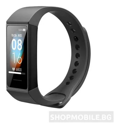 Image de Xiaomi Mi BHR4033PO, bracelet connecté 4C, moniteur d'activité, Bluetooth, noir