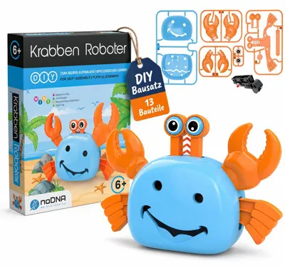 Produktbild von Krabben Roboter zum selbst zusammenbauen - Roboter Kinder ab 6 Jahren - Roboter Junge Roboter Spielzeug ab 6 Jahre Kinder