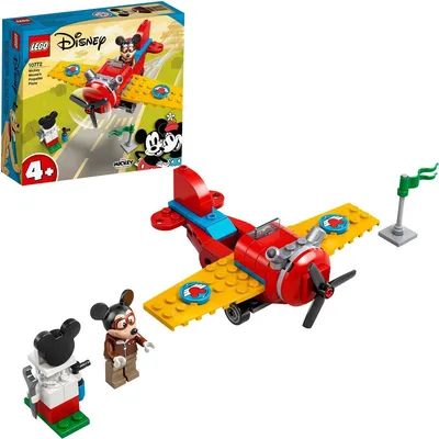 Zdjęcie produktu dla LEGO Disney Mickey and Friends Samolot śmigłowy Myszki Miki, Zestaw do budowania, 4 lat(a), Plastik, 59 szt., 130 g